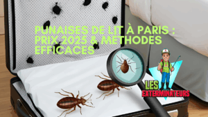 Punaises de lit à Paris – valise infestée et prix moyen du traitement en 2025