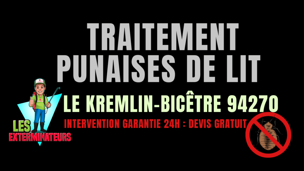 Punaises de lit Le Kremlin-Bicêtre