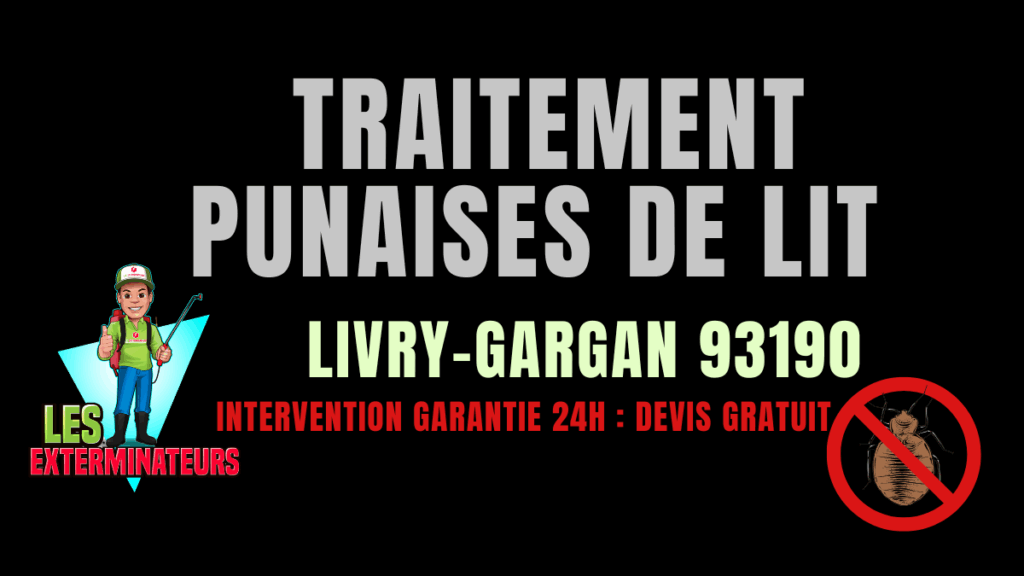 Punaises de lit Livry-Gargan