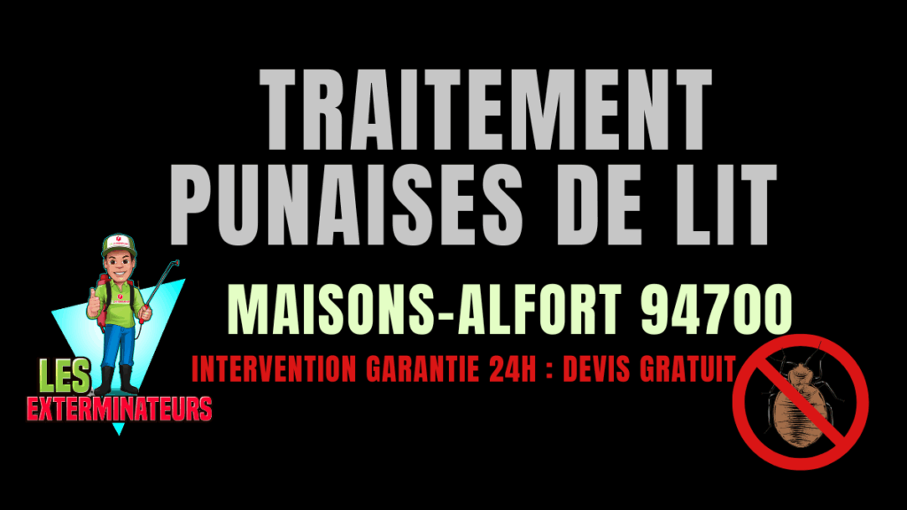 Punaises de lit Maisons-Alfort