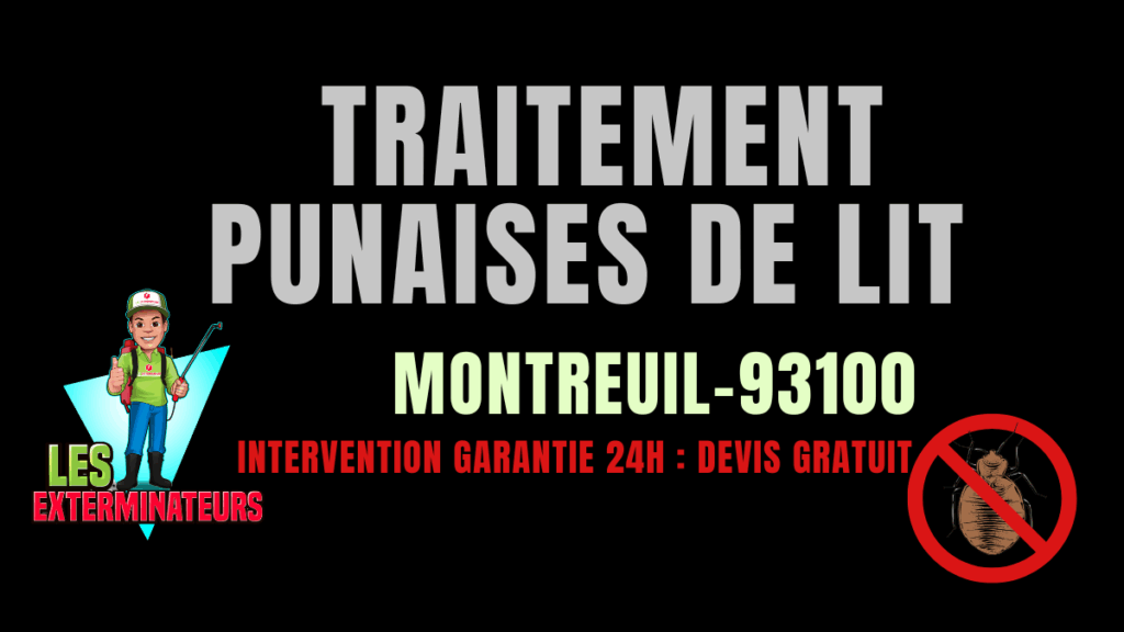Punaises de lit Montreuil