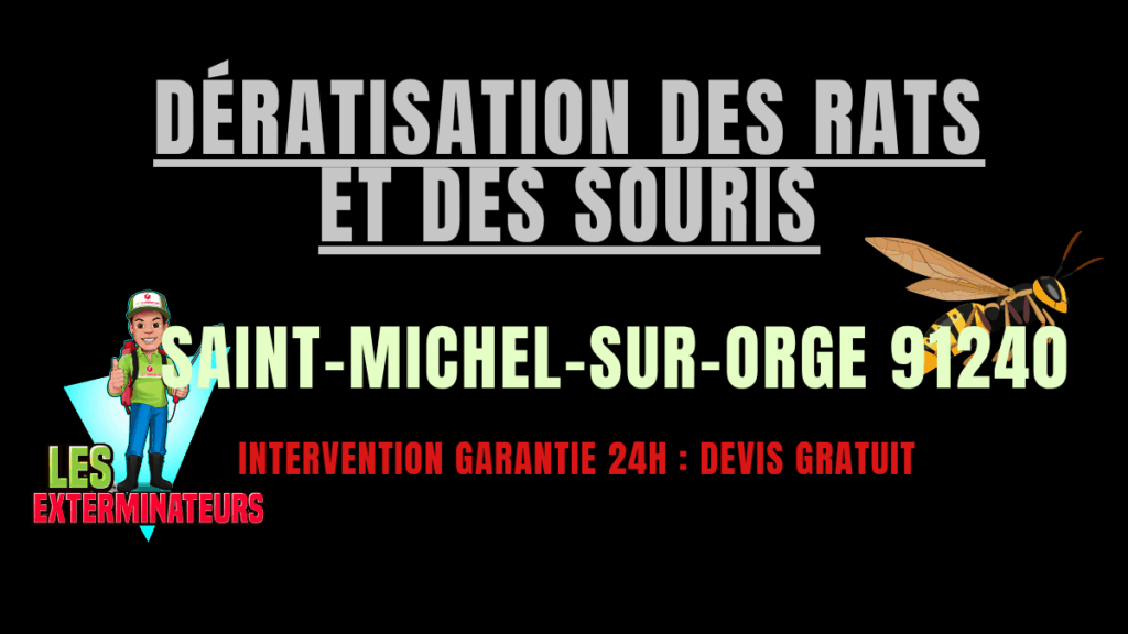 Dératisation des rats et des souris Saint-Michel-sur-Orge