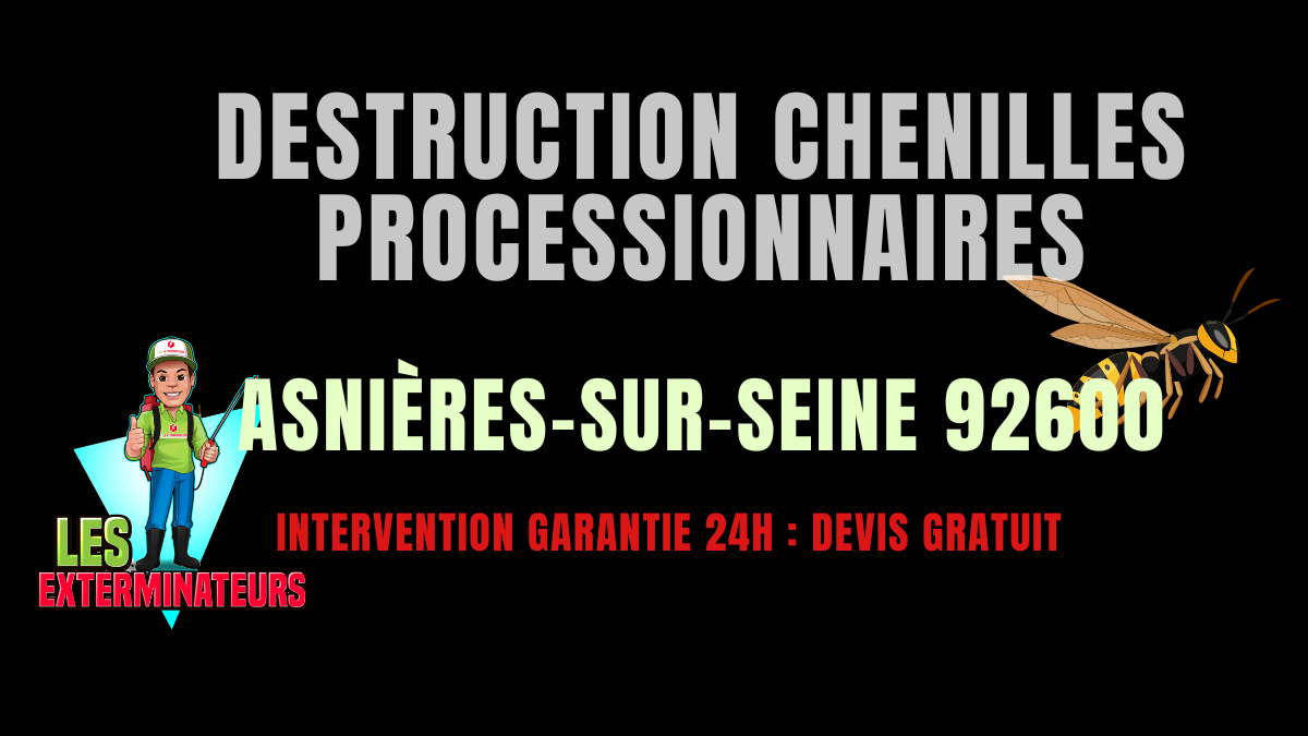 Chenilles processionnaires Asnières-sur-Seine