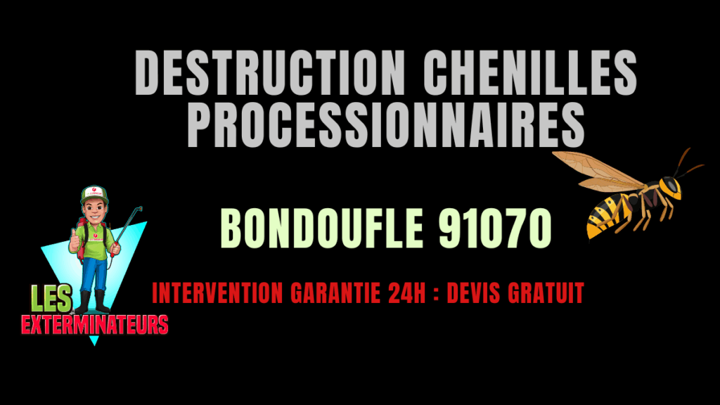 Chenilles processionnaires Bondoufle (91070)
