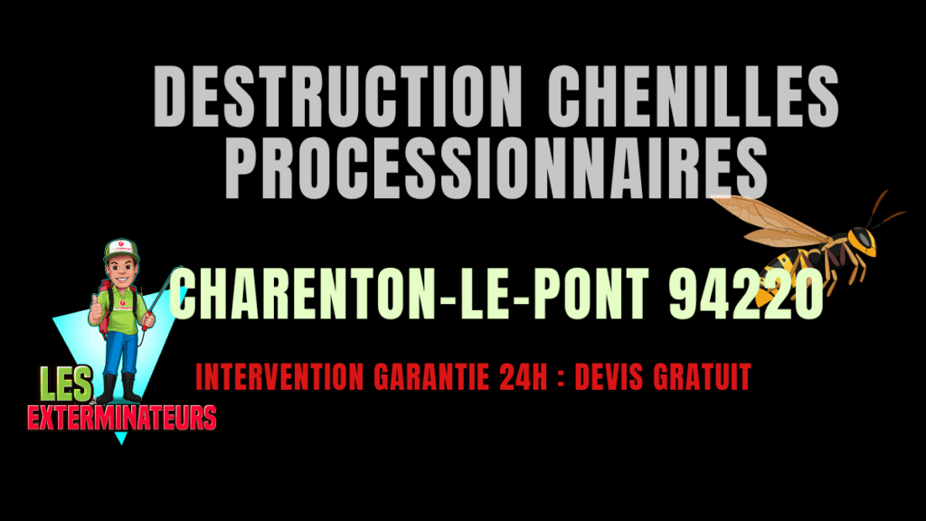 Chenilles processionnaires Charenton-le-Pont