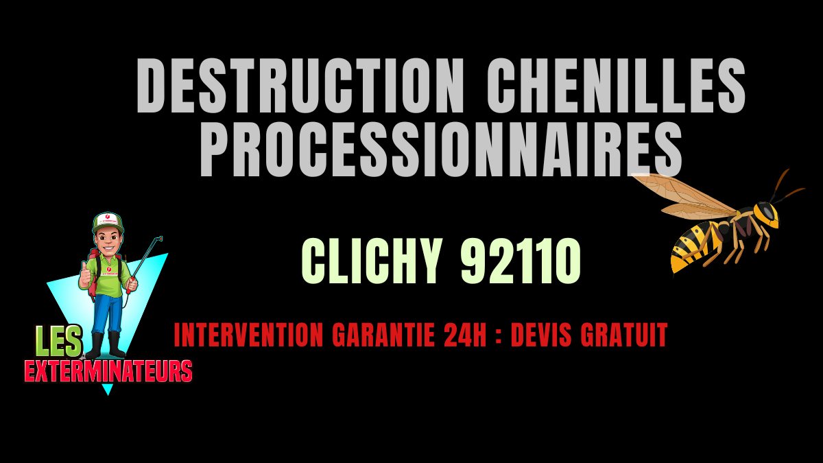 Chenilles processionnaires Clichy