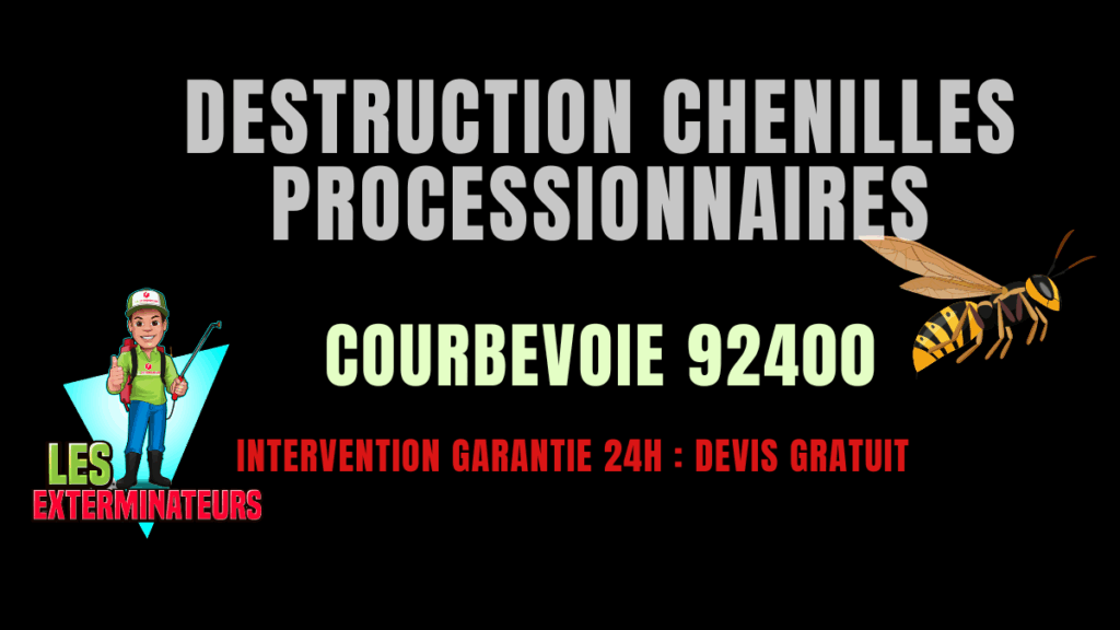 Chenilles processionnaires Courbevoie