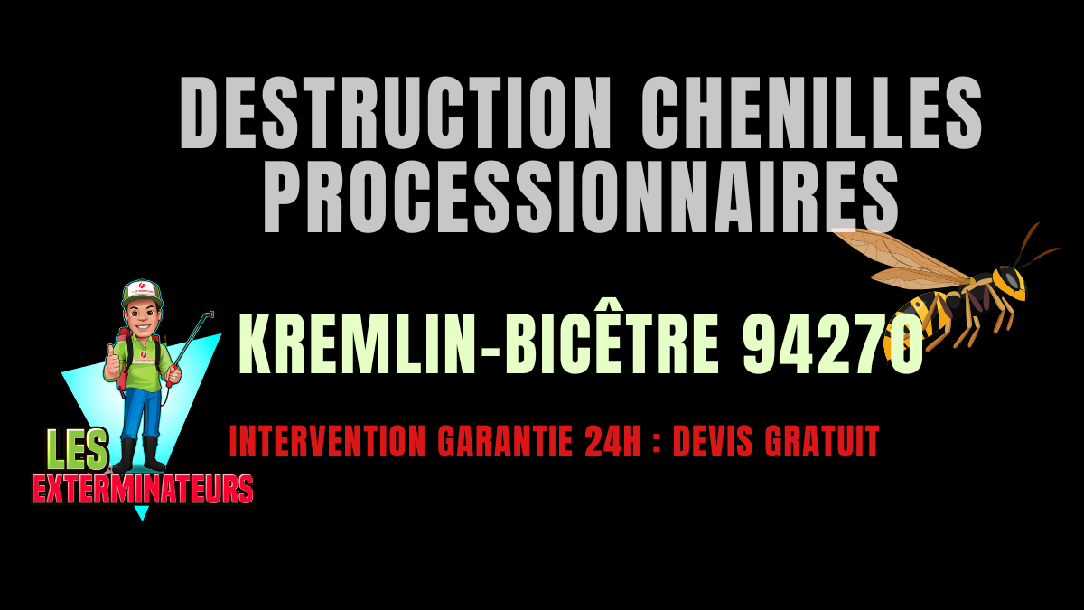 Chenilles processionnaires Kremlin-Bicêtre