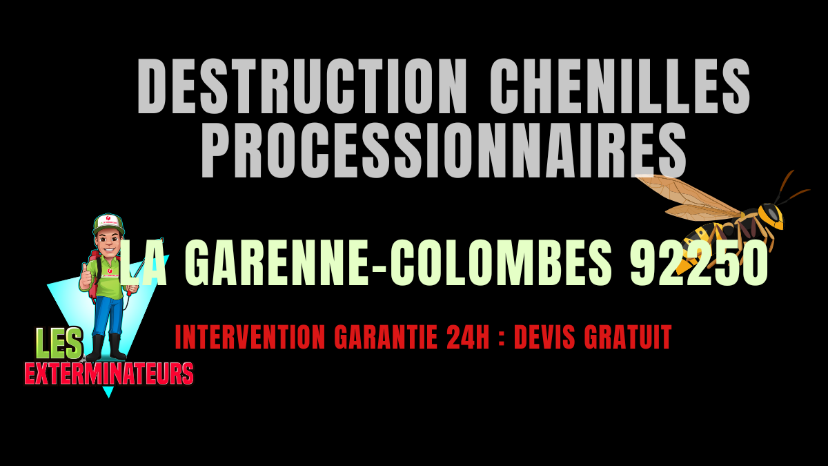 Chenilles processionnaires La Garenne-Colombes