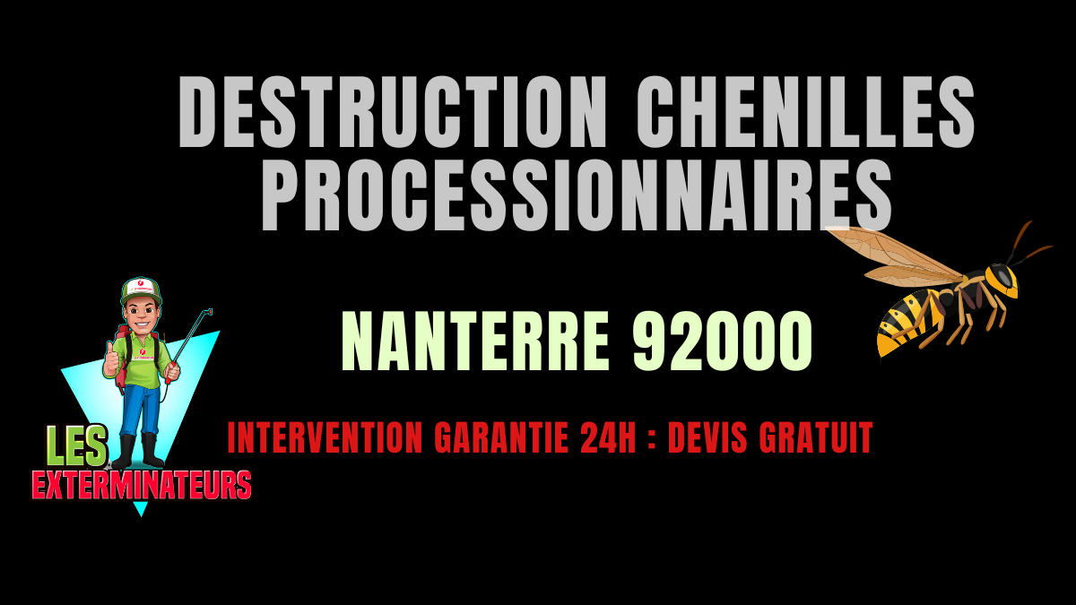 Chenilles processionnaires Nanterre