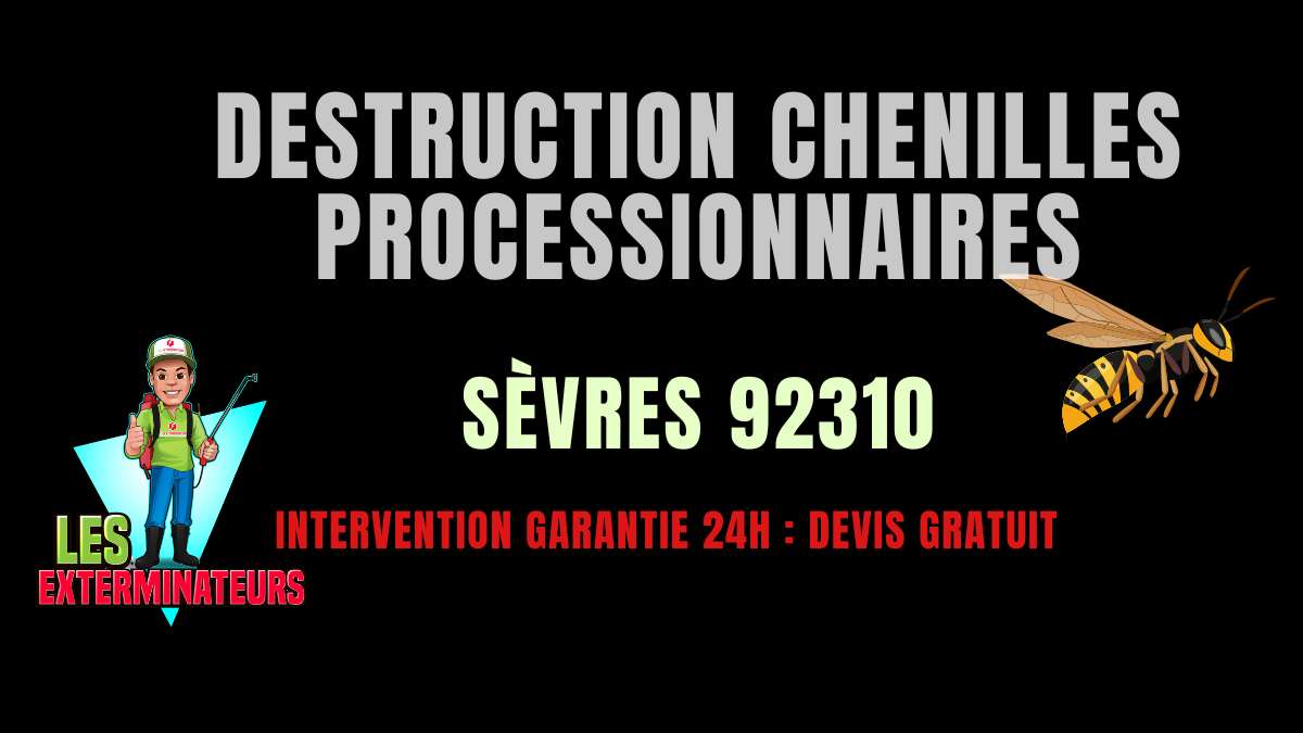 Chenilles processionnaires Sèvres