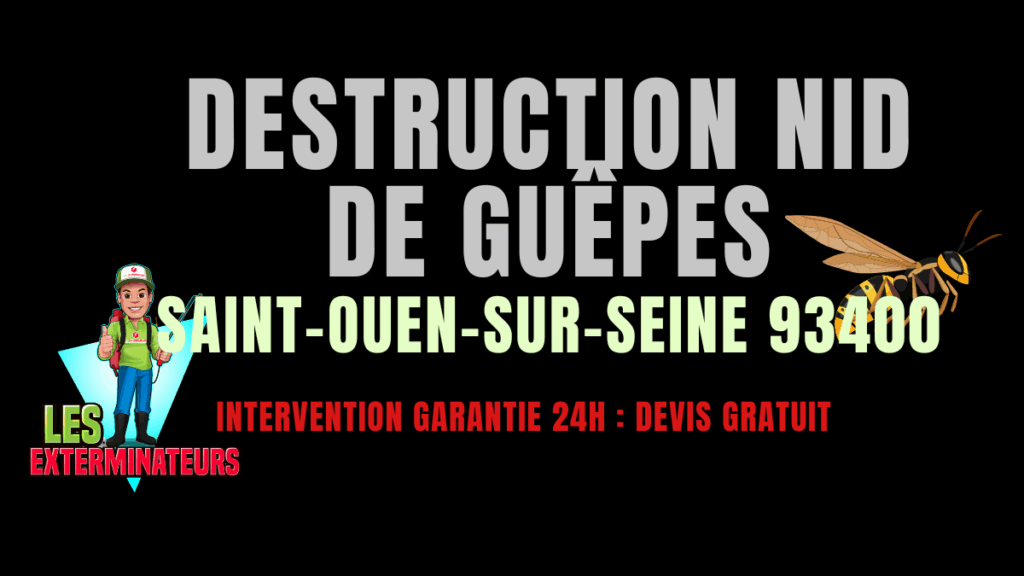 Nid de guêpes Saint-Ouen-sur-Seine