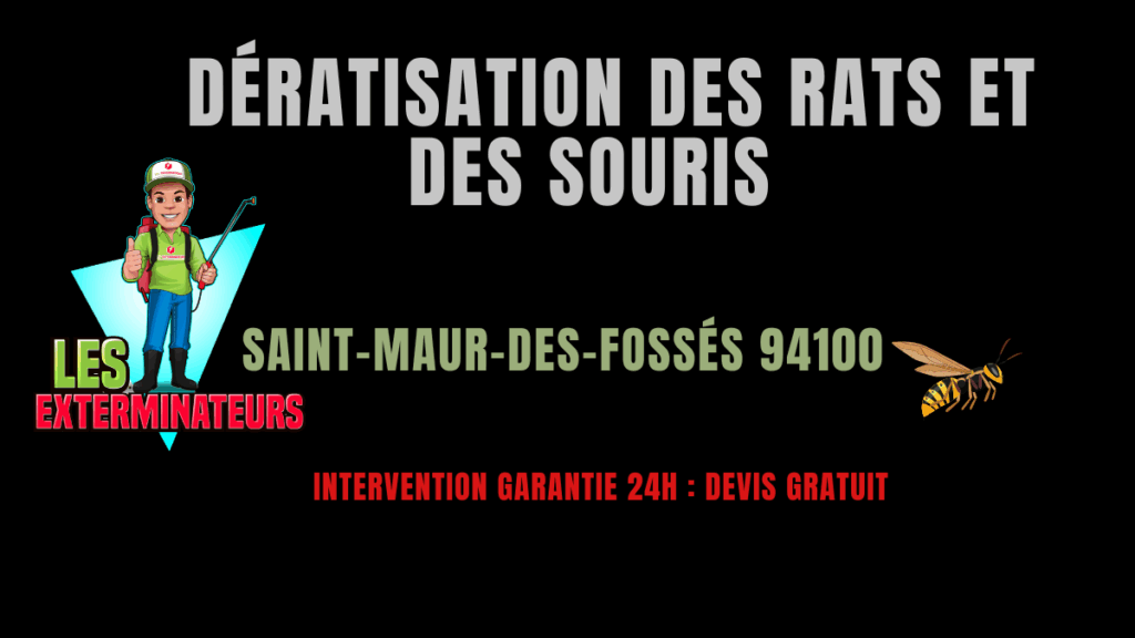 dératisation des rats et des souris Saint-Maur-des-Fossés