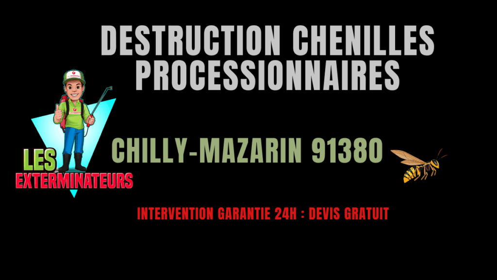 destruction chenilles processionnaires chilly mazarin
