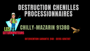 destruction chenilles processionnaires chilly mazarin