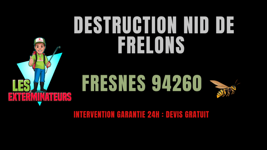 destruction nid de frelons fresnes
