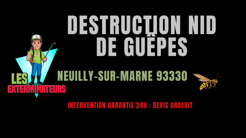 destruction nid de guêpes Neuilly-sur-Marne