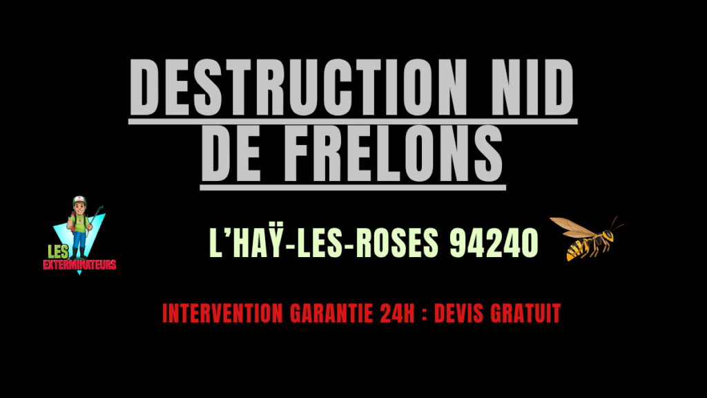 nid de frelons L’Haÿ-les-Roses