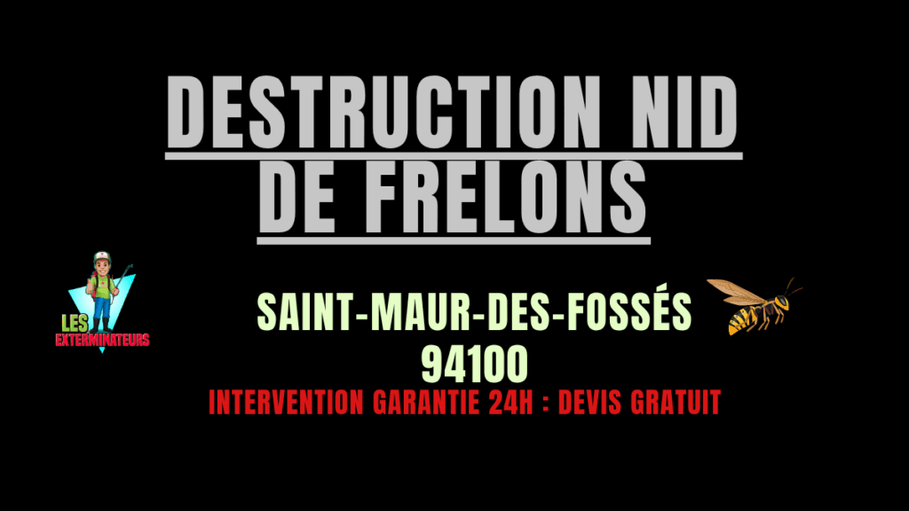 nid de frelons Saint-Maur-des-Fossés