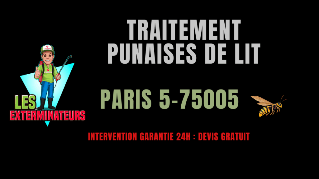 traitement punaises de lit paris 5