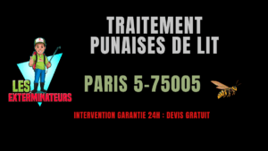 traitement punaises de lit paris 5
