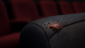 Infestation de punaises dans un cinéma
